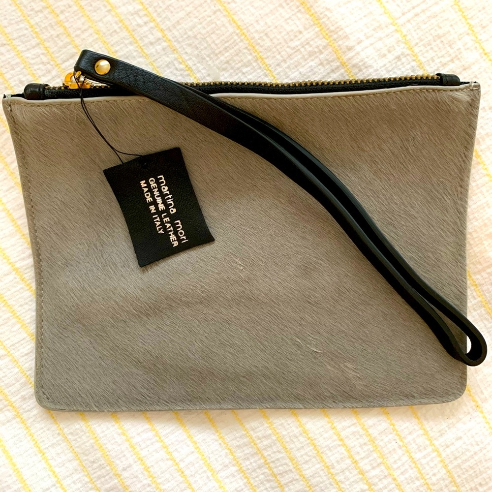 Martina Mori leather clutch
